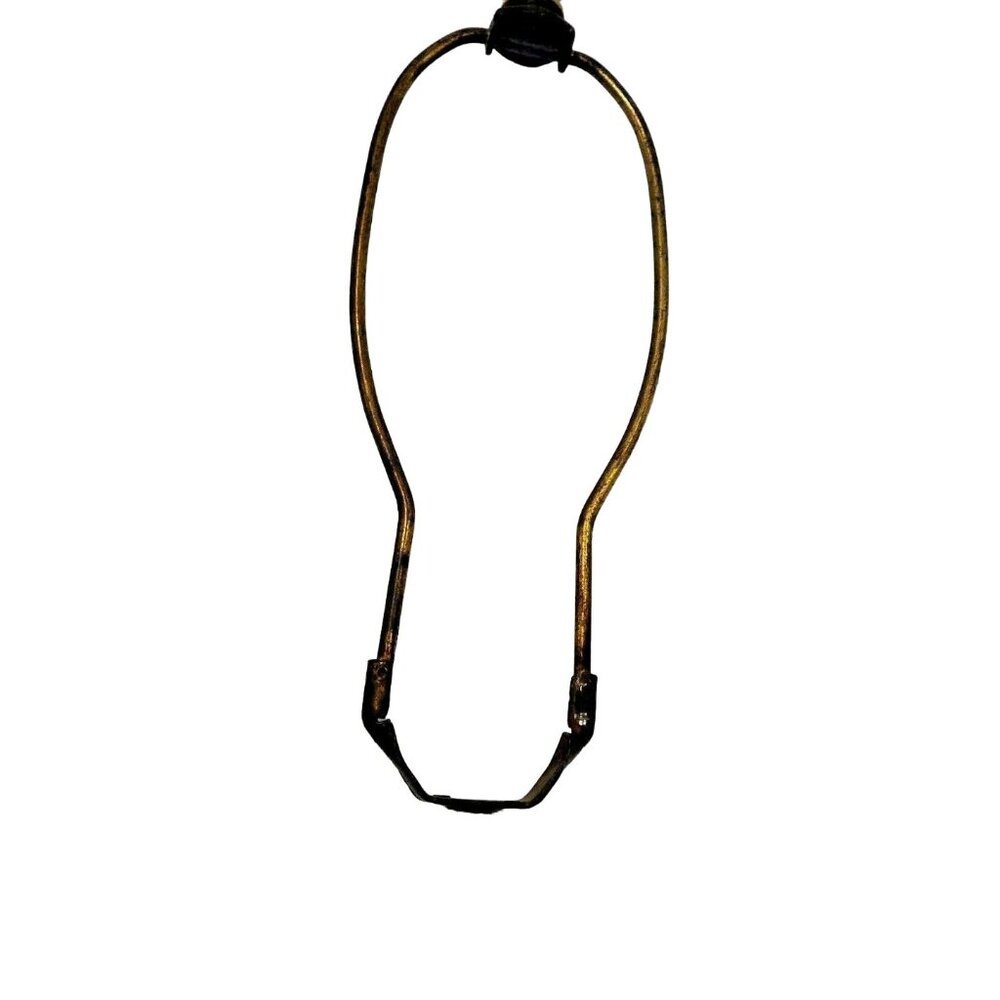 lamp Harp with saddle Antique Brass Finish 8 inch